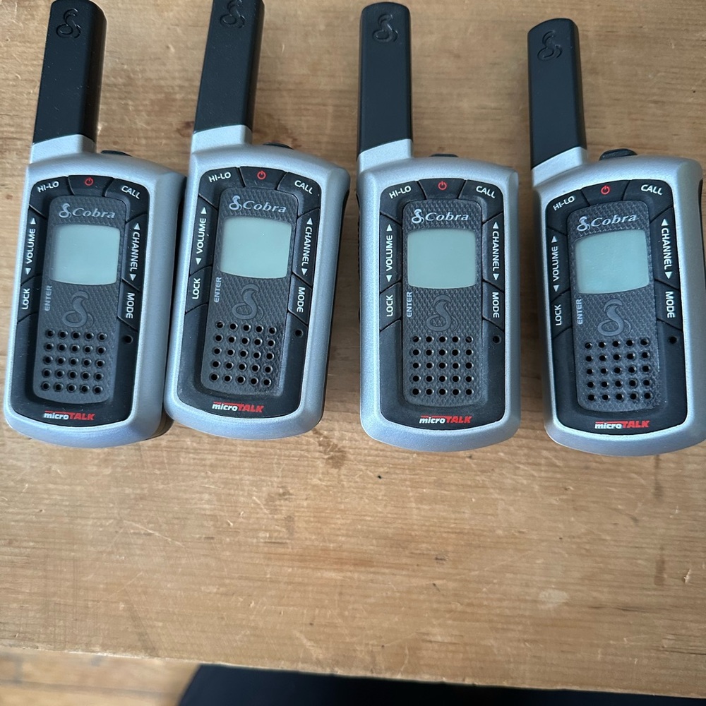 Cobra Two-Way Radios - Black and Silver